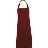 Stalgast GmbH Nino Cucino Latzschürze, bordeaux, Länge 96 cm