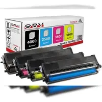 OBV Kompatibel 4x Toner für Brother TN-326 schwarz cyan magenta gelb