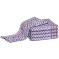 Aurora Grubentuch / Touchon, 10er Set , 50x100cm blau-weiß, 280g/qm