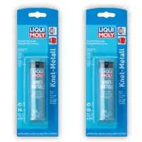 Liqui moly 2x Knetharz 6187 Knet-Metall 2-K-Epoxyd Knetmetall Metall Reparatur 56g
