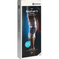 Bauerfeind GenuTrain 8 S, Kniebandage, blau