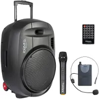 Ibiza Sound PORT15UHF-MKII Batteriebetriebenes PA-System