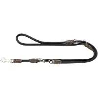 Hunter Verstellbare Führleine Round & Soft Hunting, schwarz