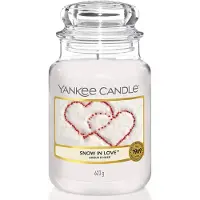 Yankee candle Raumdüfte Duftkerzen Snow In Love Classic Large Glass