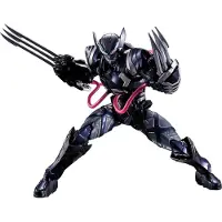 Tamashii Nations Wolverine Marvel Tech-on Venom Symbiote Figur 16 Cm