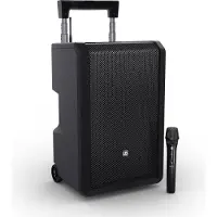 LD Systems ANNY 10 HHD B8 - 10" Mobiler Bluetooth PA-Lautsprecher mit Akku, Mixer und 1x Funkmikrofon