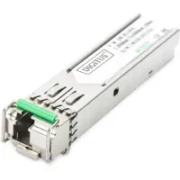 Digitus SFP+ 10 Gbps Bi-direktional Modul Singlemode 10km Tx1330/Rx1270 LC Simplex Stecker mit DDM Feature