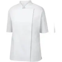 Metro Professional Damenkochjacke Kurzarm, Größe S, weiß