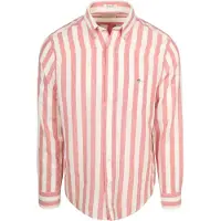 Gant Cotton Linen Hemd Stripe Rosa