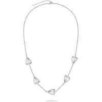 Liebeskind berlin Halskette - Edelstahl Metal Heart - Gr. unisize - in Silber - für Damen