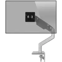 Humanscale M10 Monitor Tischhalterung Klemme, schräg, silber (M10CMSBTB)