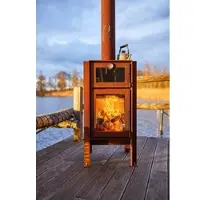 RB73 Outdoorofen aus Cortenstahl Quercus