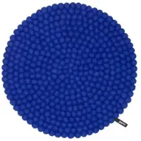 Myfelt - Isa Sitzauflage Ø 36 cm, königsblau