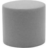 Softline - Drum Hocker / Beistelltisch hoch, Ø 45 x H 40 cm, Filz Melange grau (620)