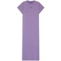 HUGO T-Shirt-Kleid aus Baumwoll-Jersey mit Happy Logo Grösse XS