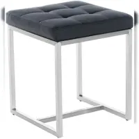 Proregal CHEFGASTRO Sitzhocker PALMA HxBxT 48x40x40cm Kunstleder Schwarz