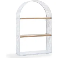 En.casa Wandregal Jäller 53x35x14 cm Weiss
