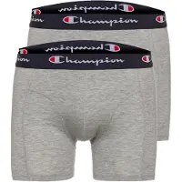 Champion Boxershorts 2pk Boxer in Light Grey Melange 3390 | Gr.: XXL