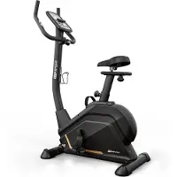 Hop-Sport HOP SPORT Heimtrainer für Zuhause mit 32 Widerstandsstufen HS-120H, Magnetisches Ergometer Fahrrad mit Apps & Bluetooth, Hometrainer bis 120 kg