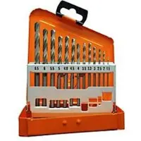 Projahn Spiralbohrer-Set ECO, HSS-G, 13-teilig, Ø 1,5–6,5 mm / 0,5 mm Schritte, in Bohrerkassette