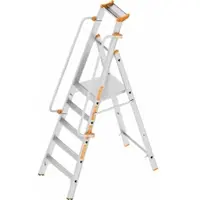 Layher Topic 1074 konische Plattformleiter 5 Stufen