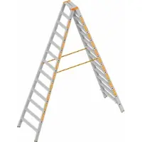 Layher Topic 1043 Stufenstehleiter 2x13 Stufen