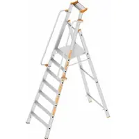 Layher Topic 1074 konische Plattformleiter 7 Stufen