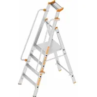 Layher Topic 1074 konische Plattformleiter 4 Stufen