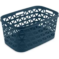 Curver Kosz na pranie Testrut CURVER KOSZ NA BIELIZNĘ 45L GRANATOWY