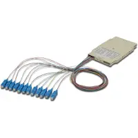 Digitus Spleisskassette mit 12 Pigtails, vormontiert, SC, OM4