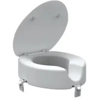 Siko Erhöhter Sitz 12 cm auf der Toilette für Senioren, weiß INVALWCSED