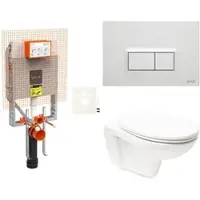SAT VitrA Normus Wand-WC Set für Einmauerung SIKOVZNOR54600