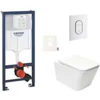 GROHE SAT Infinitio Wand-WC Set für Vorwandmontage SIKOGRSIN12ASH0