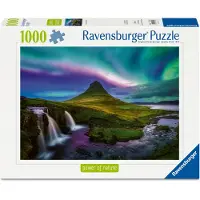 Ravensburger Erwachsenenpuzzle 1000 Teile - Nordlichter über Kirkjufell