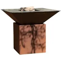 Grill'Chic brasero cevenol corten normal carre 103 simple cuve