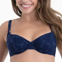Rosa Faia Beach Gemoldefer Bikini BH Rubina | Grösse: 44G | Farbe: Navy-Blau