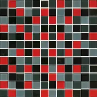 Premium Mosaic Glasmosaik mehrfarbig 30x30 cm glanz MOS25MIX9