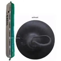 Ramsauer GmbH & Co KG Ramsauer 640 Dicht Kleber anthrazit 1K Hybrid Klebstoff 888g/600ml Beutel