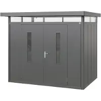 PRIMEYARD 263 x 180 cm Gerätehaus, anthrazit - (GFPV00904)