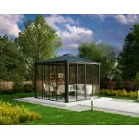 Canopia Aluminium Kaltwintergarten Ledro 3000 Grau 295x295x276 cm