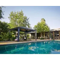 Canopia Aluminium Pavillon Dallas 4900 Grau 488x364x296 cm