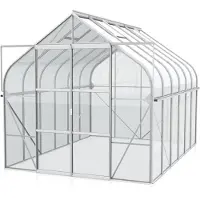Pergart Vitavia, Aktionsangebot (inkl. 100 Euro Zubehör): Gewächshaus "Diana 8300", aluminium eloxiert, 8,3 m², 3 mm ESG