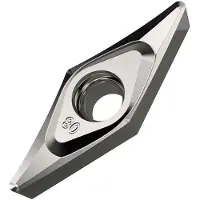 Pramet Drehwendeschneidplatte ISO VCGT 130302E-SF3:H07 Bohrungs-D. 3,4mm Farbe Silber - VPE: 10