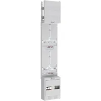 ABN Z19120 Zählerplatz 3Pkt 2Z mit Klemmstein 5-polig, BxH : 250x1350mm