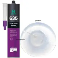 Ramsauer GmbH & Co KG Ramsauer 635 Kraft Elast 1K Hybrid Kleber 300g Kartusche glasklar