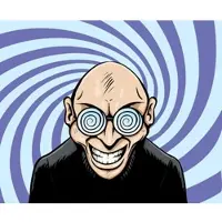 Papermoon Fototapete "Hypno Googles Man", bunt, B:2m L:1,5m, Vlies, Tapeten, Fototapete