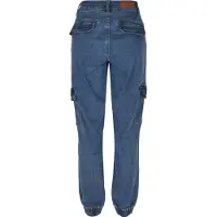 Urban Classics Ladies - Stretch Denim Cargo Jeans - W28