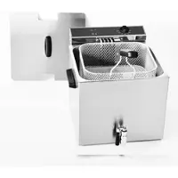 Roller Grill Fritteuse Mit Ablasshahn, 12 Liter, Abmessung 350 X 470 X 350 Mm (Bxtxh)