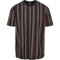 Urban Classics Printed Oversized Retro Stripe Kurzarm-t-shirt