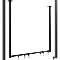 CLP Kleiderstange Fenton mit 6 Kleiderhaken 80x80 cm